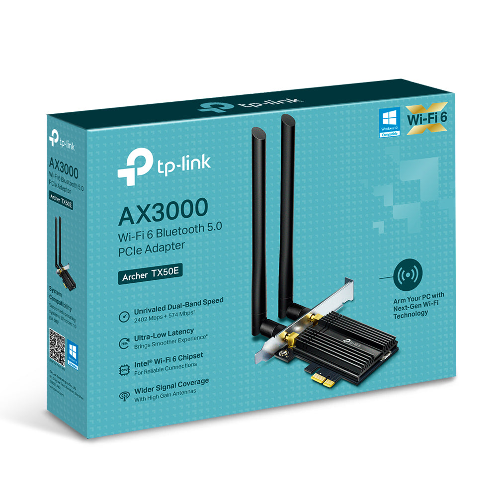 Adaptador de Rede TP-Link TX50E / ARCHER TX50E preto, metallic - imagem 2