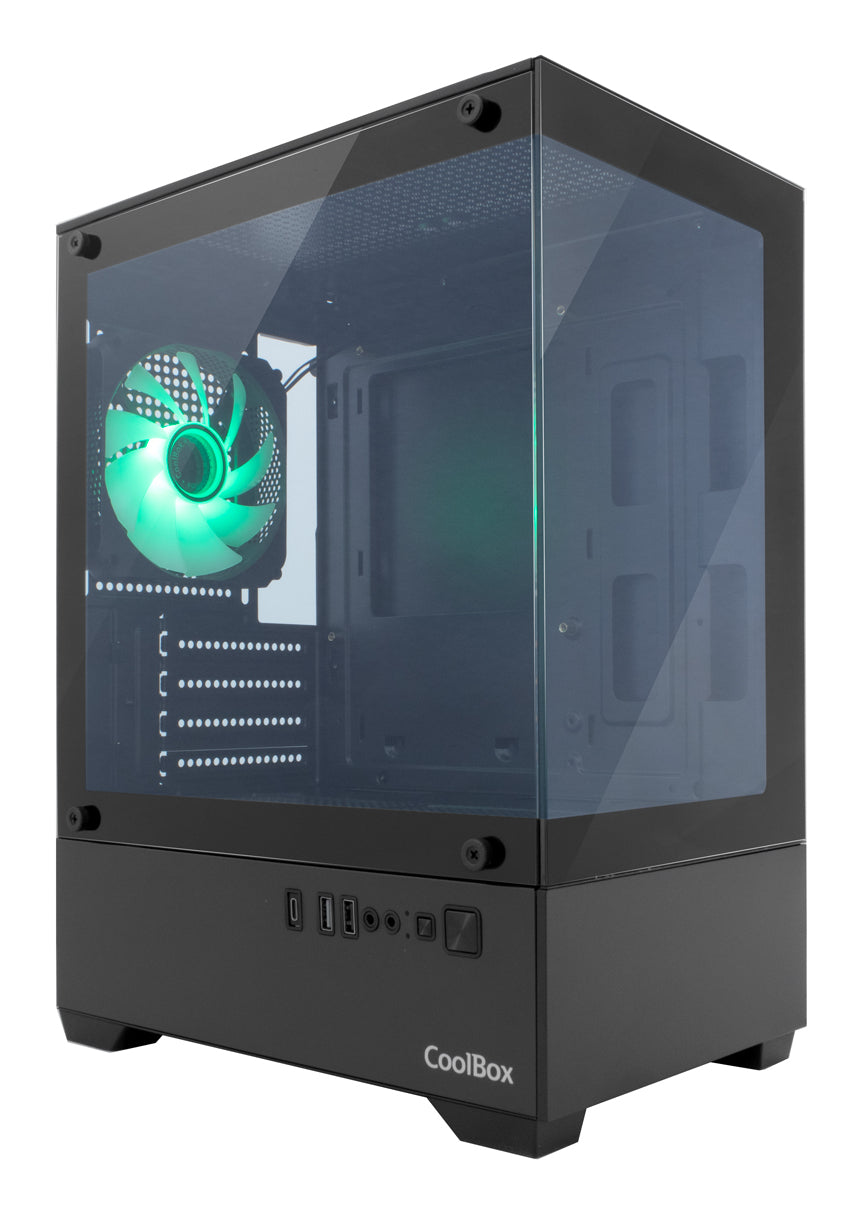 Caixa de Computador Coolbox Caja Gaming MATX GM200 V.Lite S.FTE ARGB N