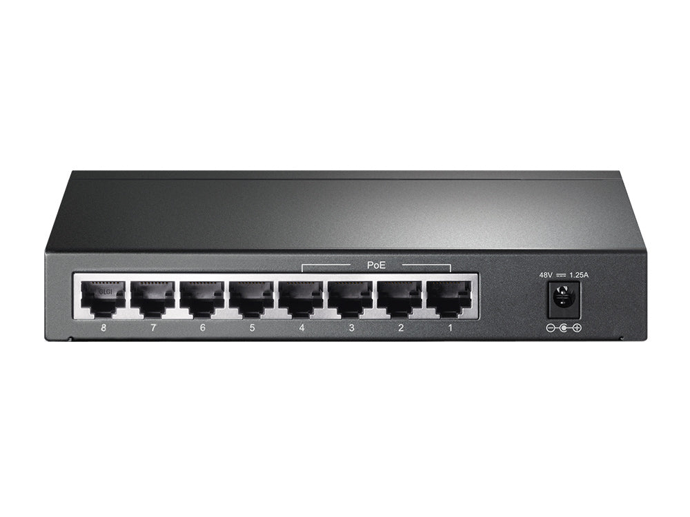 Switch de Rede TP-LINK TL-SG1008P 8xGB 4xPoE - imagem 8
