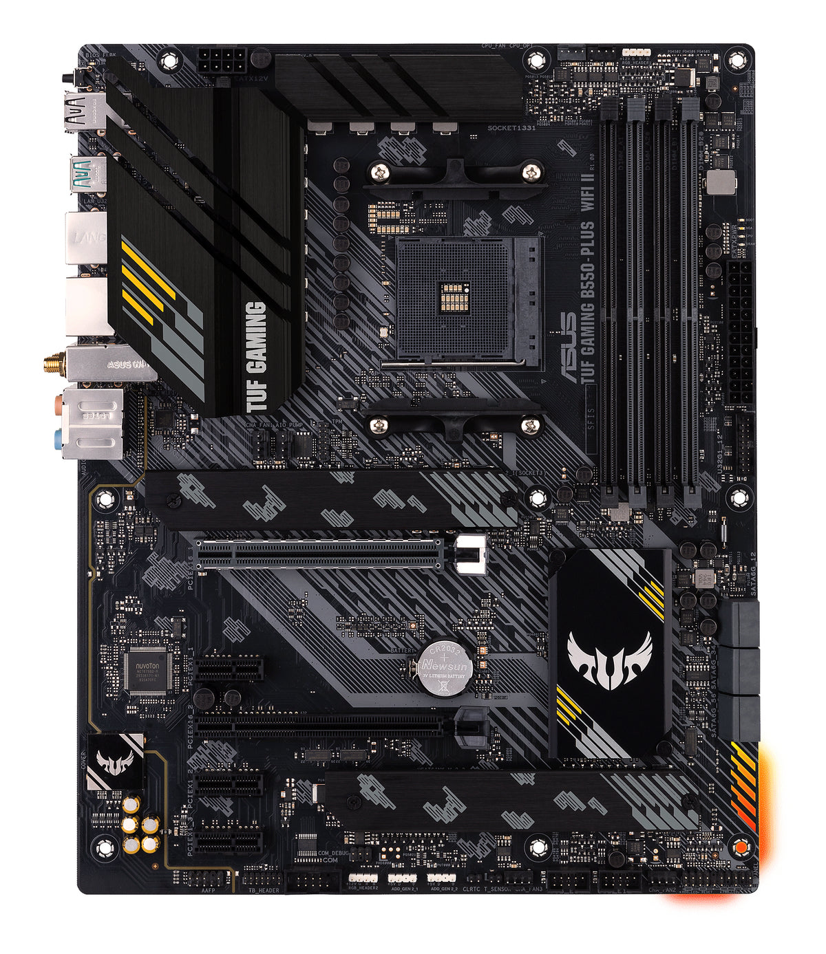 Placa-mãe ASUS TUF de jogos B550-PLUS WIFI II / 90MB19U0-M0EAY0 preto - imagem 5