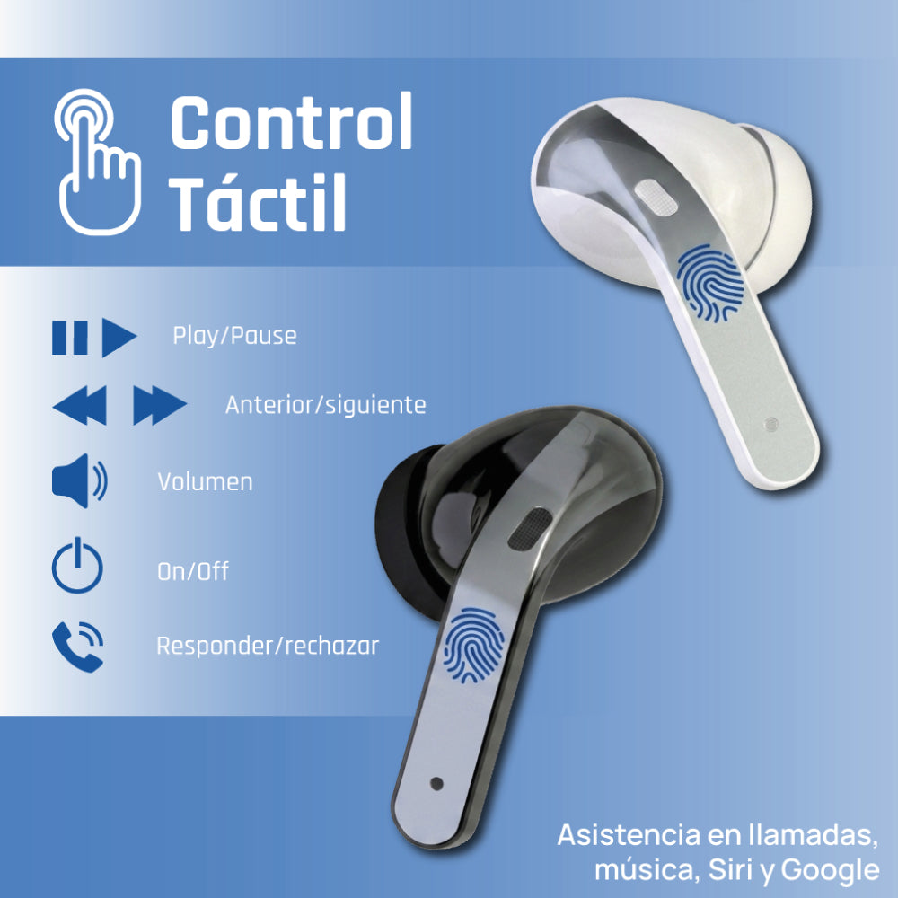 Auscultadores iggual auscultadores Sem Fios TWS Bluetooth negr - imagem 10