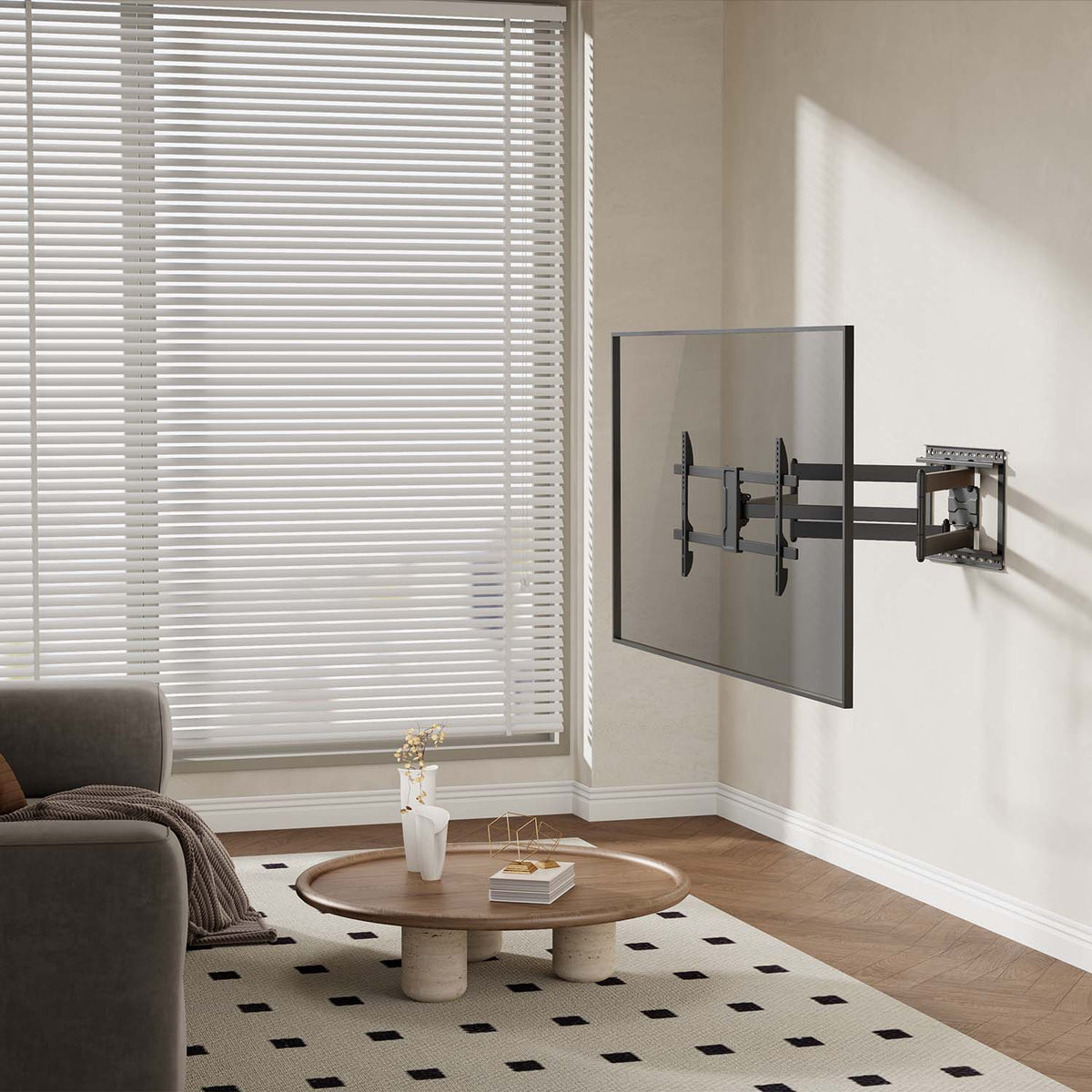 Aisens WT90TSLE-387 suporte de parede giratório/inclinável/nivelado para monitores de TV de 43-90" / até 60kg