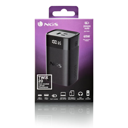 Powerbank NGS BATERIA EXTERNA Portátil CARGA RAPIDA 65W - imagem 12