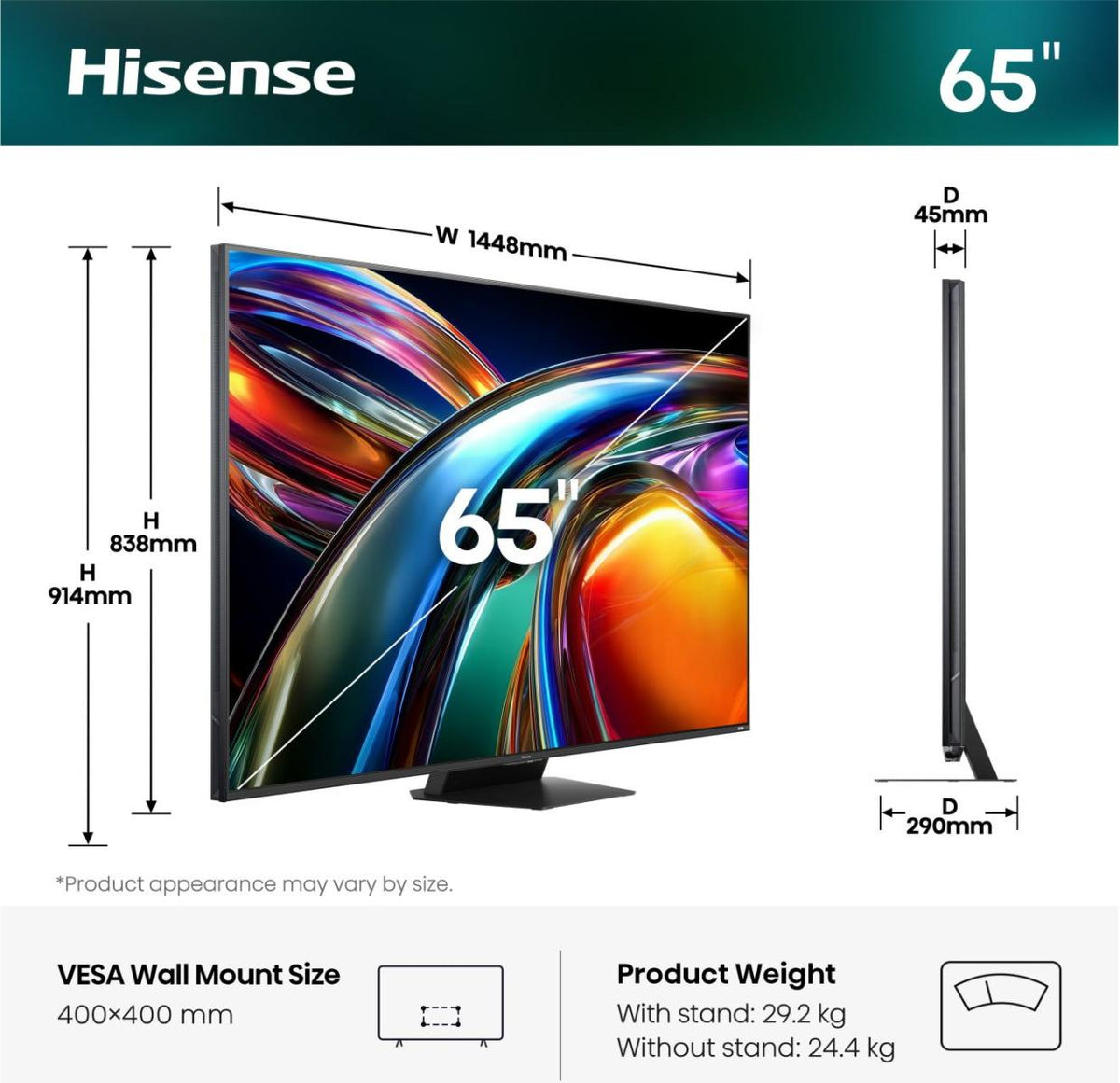 Televisão Hisense 65UR9DS - Hisense