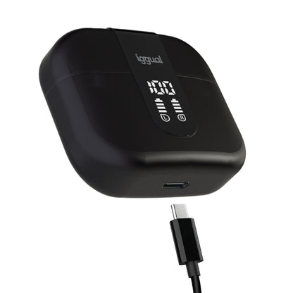 Auscultadores iggual auscultadores Sem Fios TWS Bluetooth negr - imagem 15