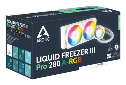 Sistema de Refrigeración Líquida Arctic Liquid Freezer III Pro 280 A-RGB/ branco