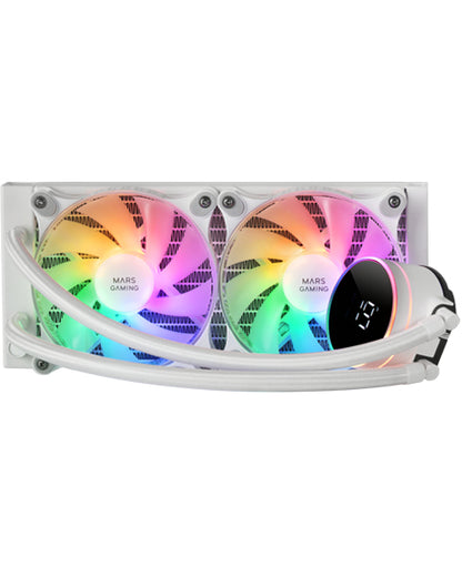 Sistema de Arrefecimento Líquido Mars Gaming ML-LCD240/ branco