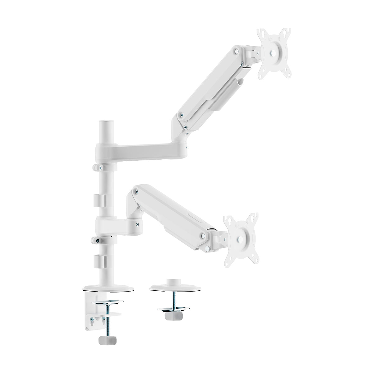 Suporte de mesa com contrapeso para 2 monitores Aisens DT32TSR-441/ giratório/ inclinável/ 9kg