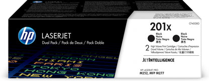 HP Toner 201X / CF400XD preto conjunto de 2