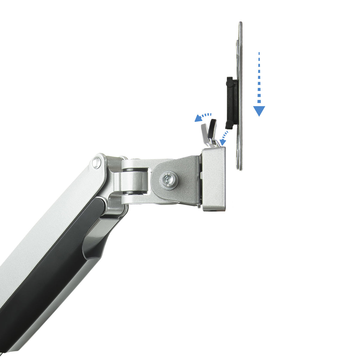 Suporte de Monitor Tooq DB3132TNR-S Mesa incl/gir 2brz 13-32" - imagem 11