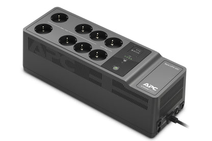 UPS APC Back 650VA/400W 8 tomas Schuko USB A+C