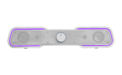 Coluna MARS de jogos Colunas MSBXW Usb jack bt 5.0 branco - imagem 6