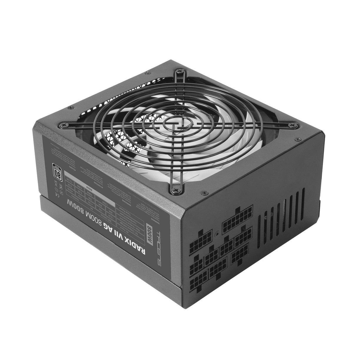 Fonte de Alimentação TACENS Radix VII Fuente 800W 80 plus prateado - imagem 8