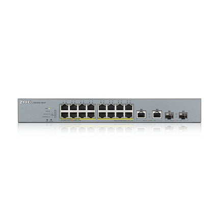Switch de Rede ZyXEL GS1350-18HP 16xGB PoE 2xSFP 250W - imagem 6