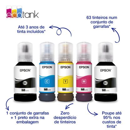 Impressora multifunções Epson Ecotank ET-4956 Branco - imagem 3