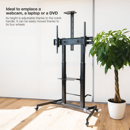 Tooq FS20400HM-B Soporte suelo 60"-100" regulable - imagem 10