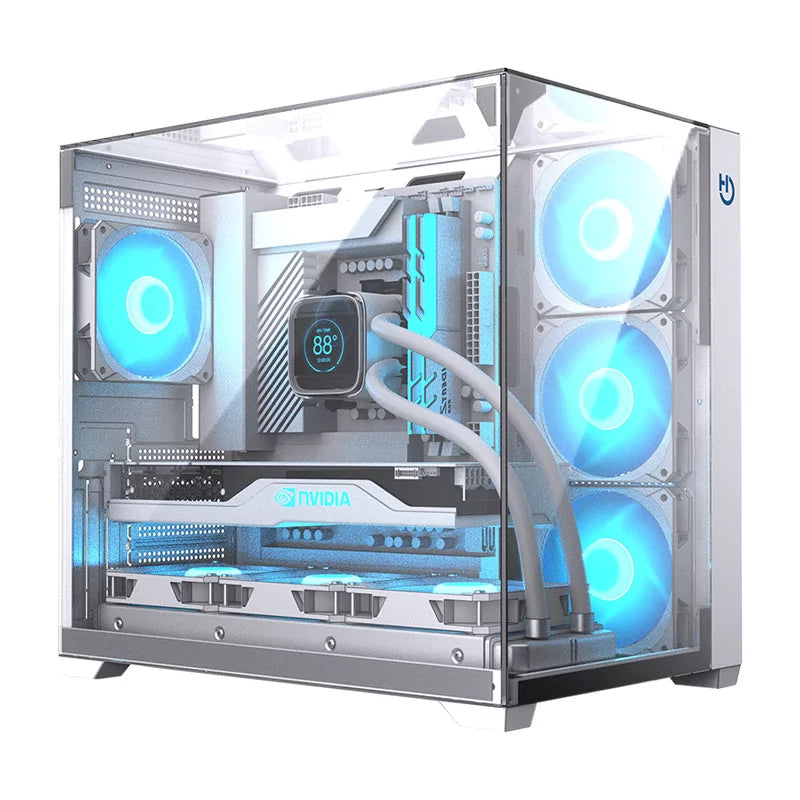 Caixa de Computador Hiditec Caja ATX Gaming Sky branco USB 3.1 TYPE-C - imagem 12