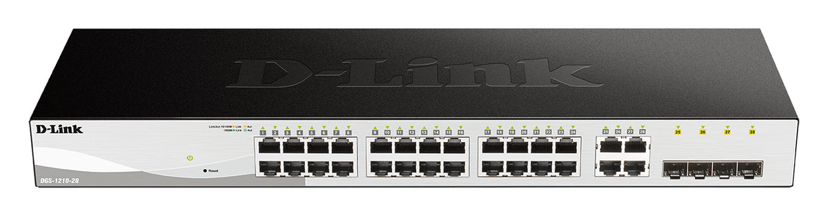 Bastidor D-Link DGS-1210-28/E Switch 24xGB 4xSFP Combo