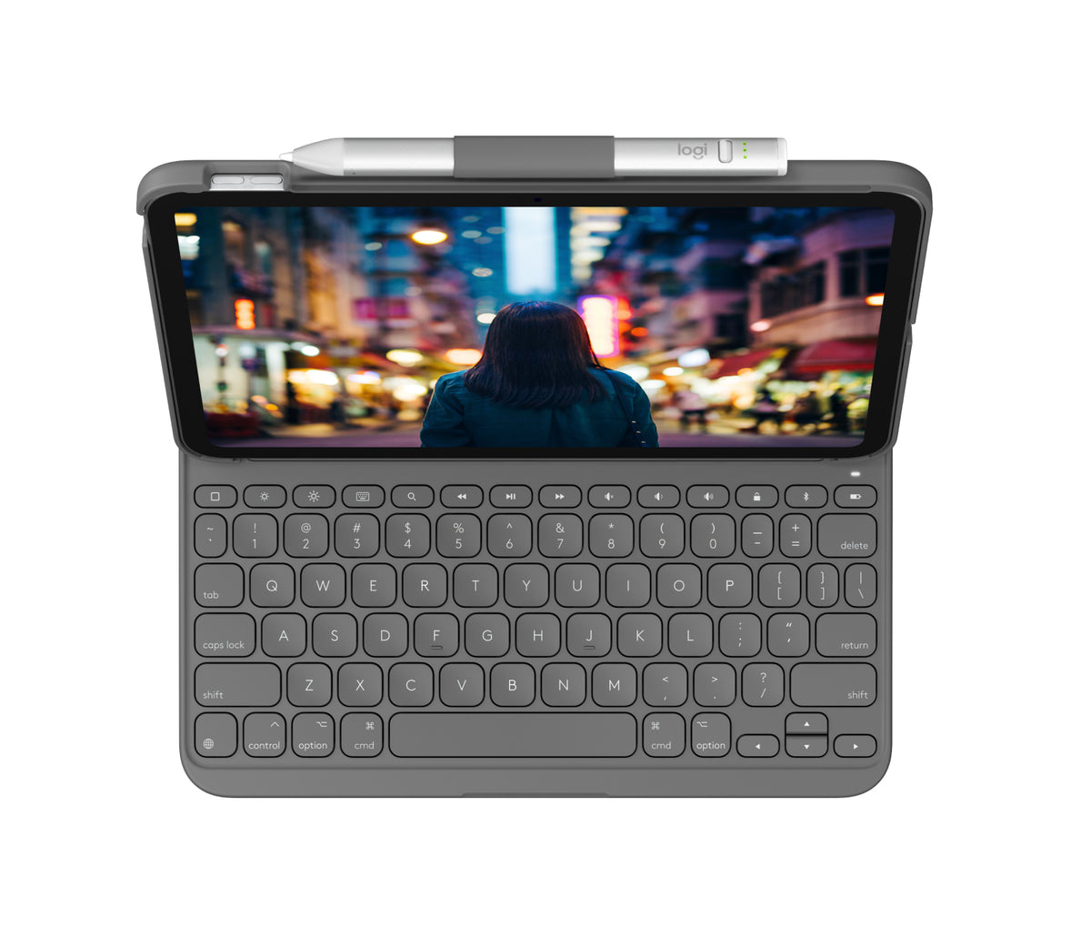 Teclado Logitech Cover e Slim Folio / 920-011423 cinzento - imagem 3