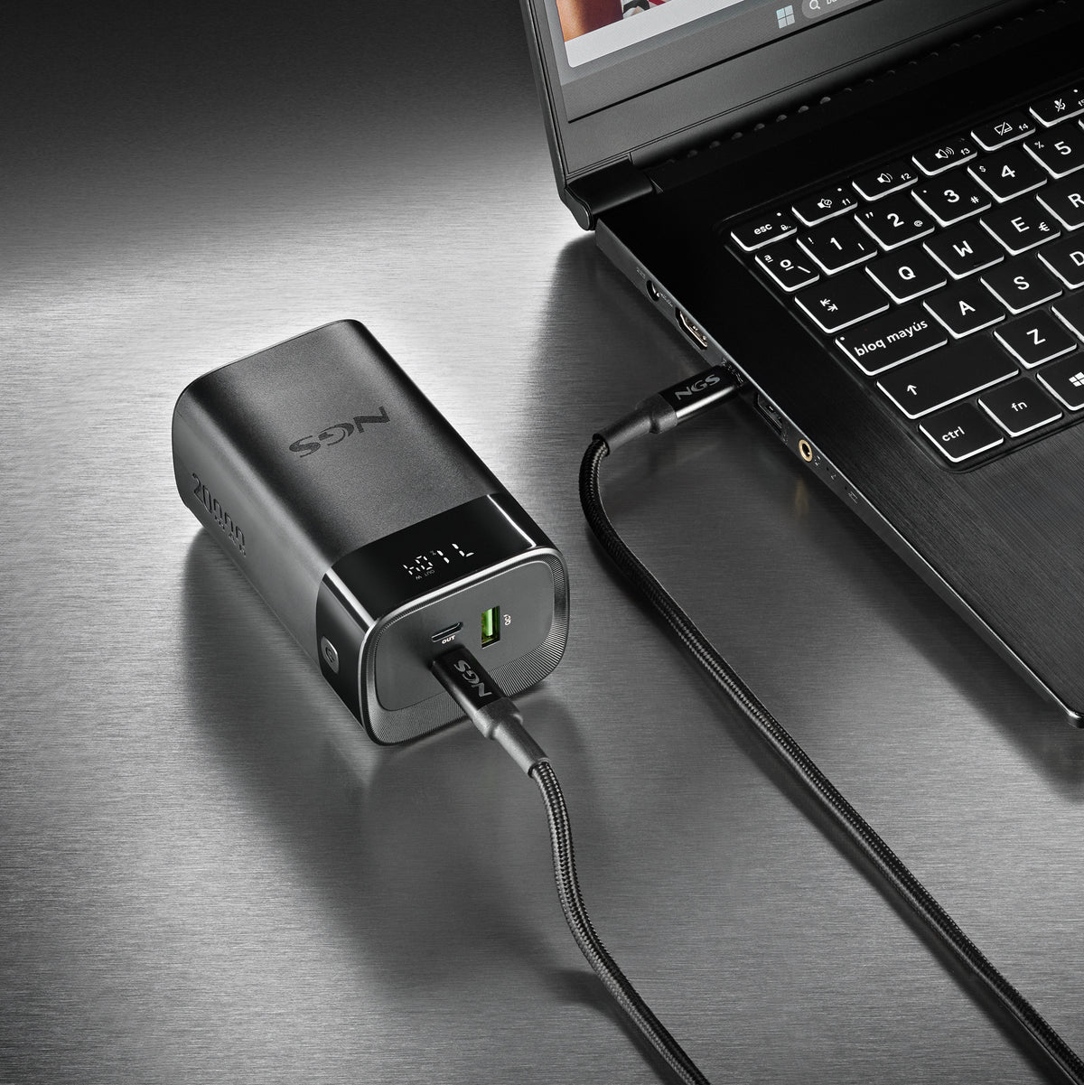Powerbank NGS BATERIA EXTERNA Portátil CARGA RAPIDA 65W - imagem 8