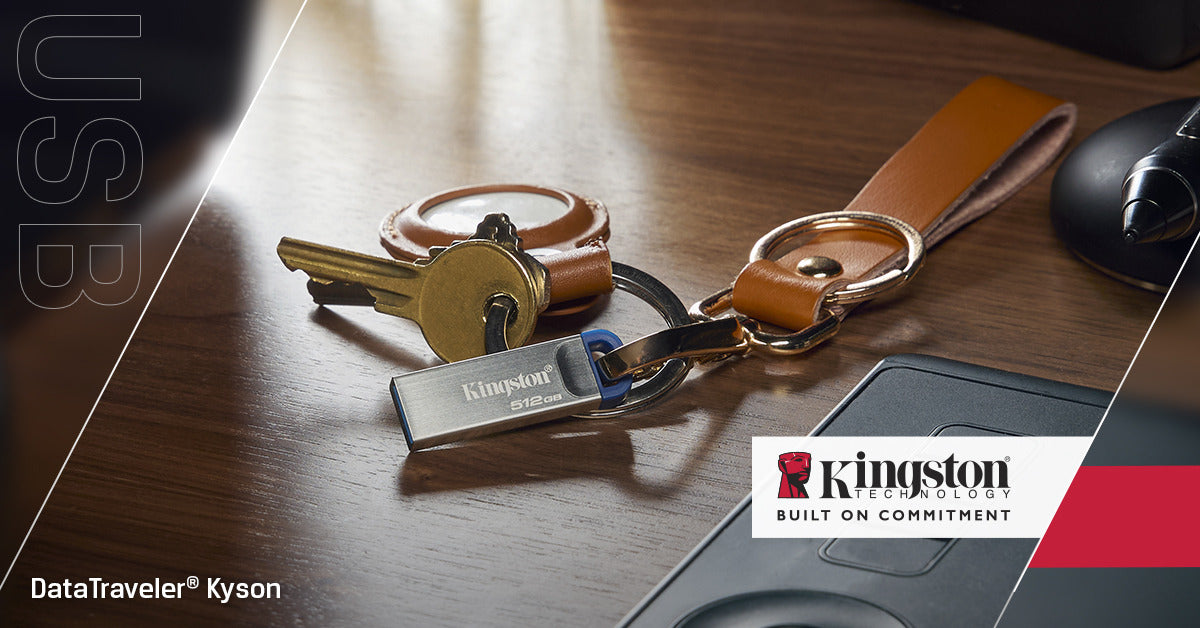 Pen USB Kingston DT Kyson 512GB USB3.2-A Gen1 220MBs Metal - imagem 5