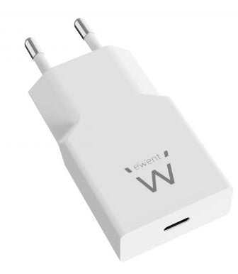 EWENT EW1310 Carregador rápido USB-C 20W Tec.Ganfast