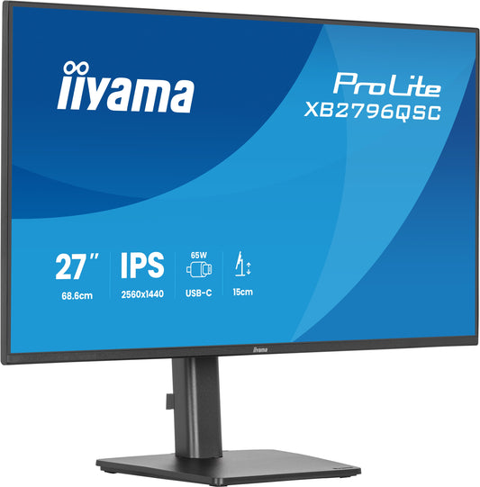 Monitor iiyama ProLite XB2796QSC / XB2796QSC-B1 preto