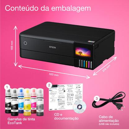 Impressora multifunções Epson Ecotank ET-8550 - imagem 15