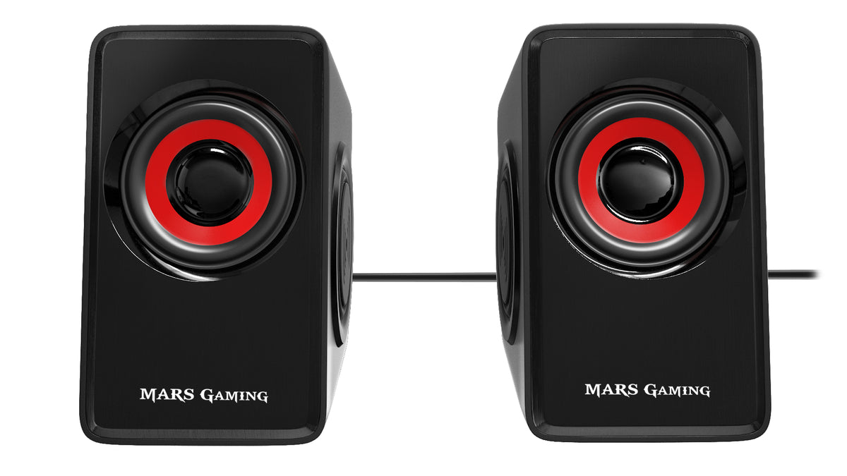 Coluna Mars de jogos Colunas 2.0 MS1 Preto/Vermelho - imagem 2