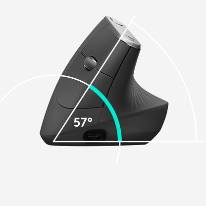 Rato Logitech MX Vertical Advanced / 910-005448 Graphite - imagem 3