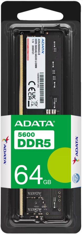 Memória RAM A-Data AD5U560064G-S 64GB 5600Mhz DIMM DDR5 - imagem 3