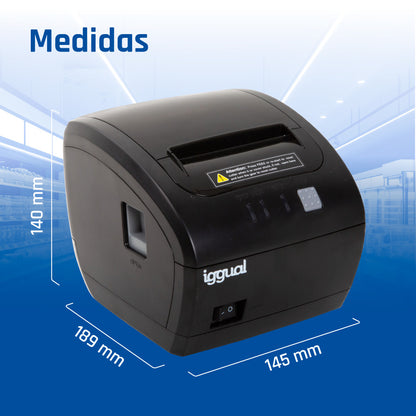 Impressora iggual térmica tickets TP EASY 80 USB+RJ - imagem 13