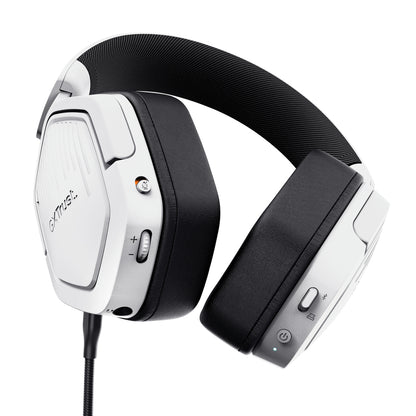 Auscultadores Gaming sem fios com microfone Trust Gaming GXT 493PS Carus PS5/ Jack 3.5/ Bluetooth/ branco