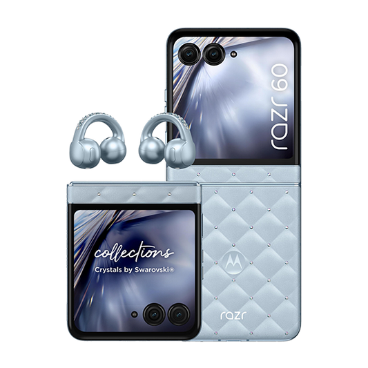 Motorola XT2553-1 Razr 60 5G Dual Sim 8GB RAM 256GB + Buds Loop Bundle Swarovski Edtition