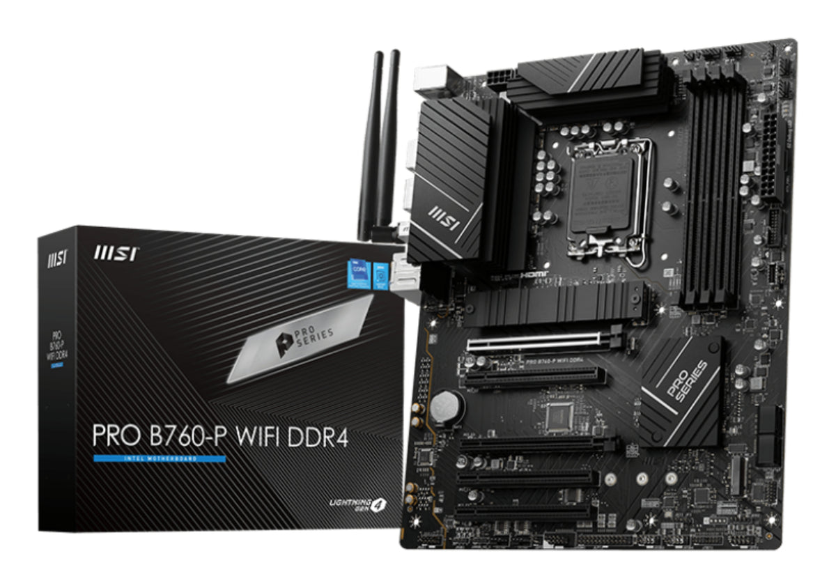 MSI Placa Base PRO B760-P WIFI DDR4 ATX LGA1700 - imagem 4