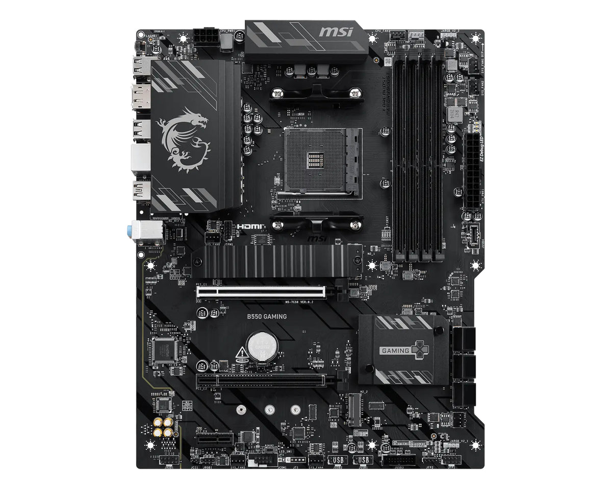 MSI Placa Base B550 de jogos DDR4 ATX AM4