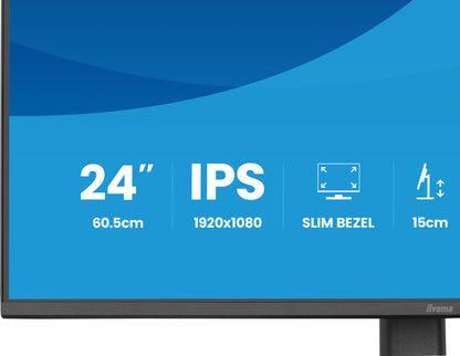 Monitor iiyama ProLite XB2493HSU / XB2493HSU-B1 preto - imagem 13