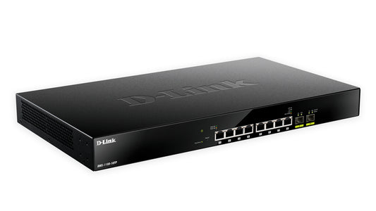 Switch de Rede D-Link DMS-1100-10TP 8x2.5GbE PoE 2xSFP+