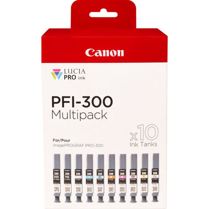 Canon Ink PFI-300 / 4192C008 Multicoloured 10-Pack