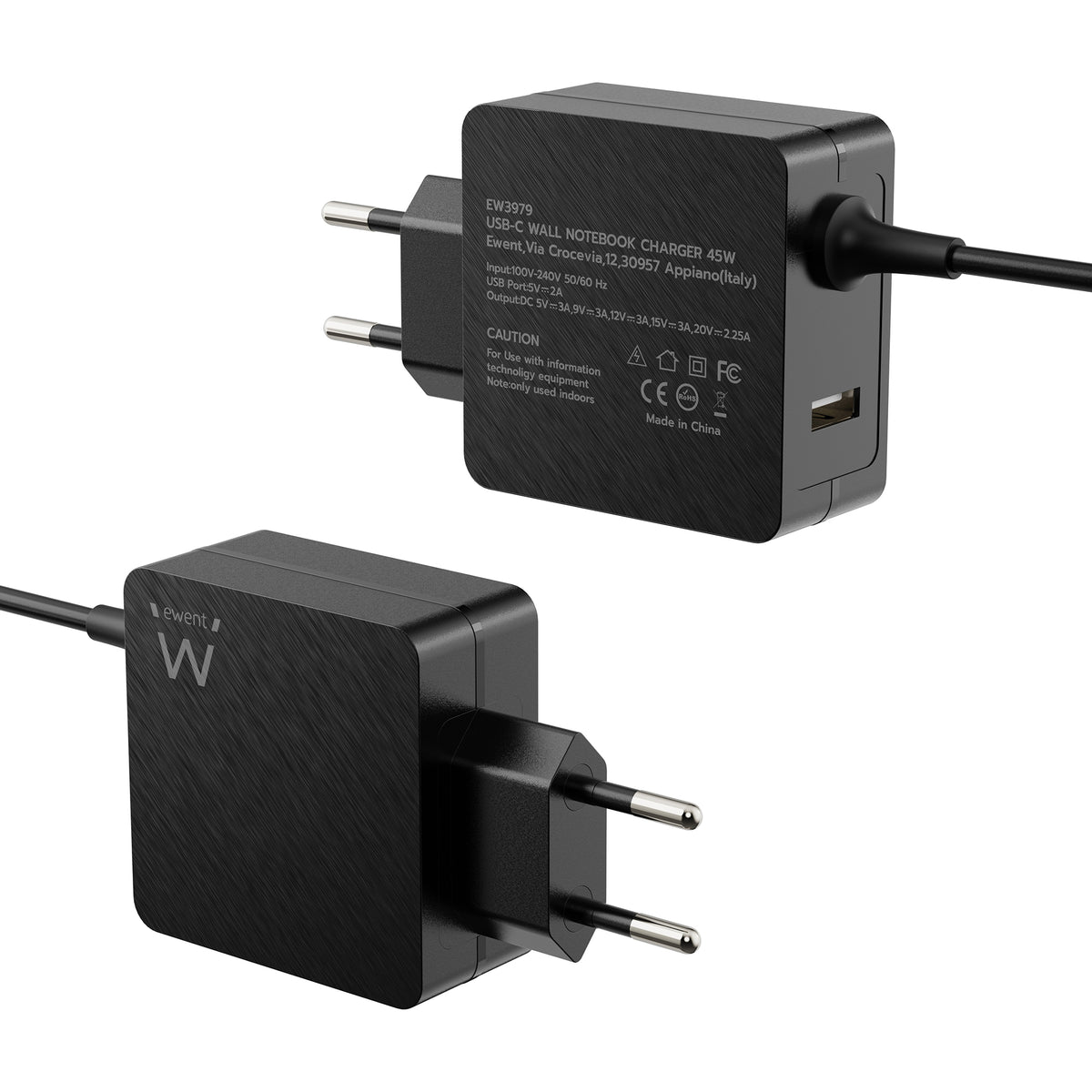 Carregador Ewent USB-C PD 45W +Puerto usb-A - imagem 6