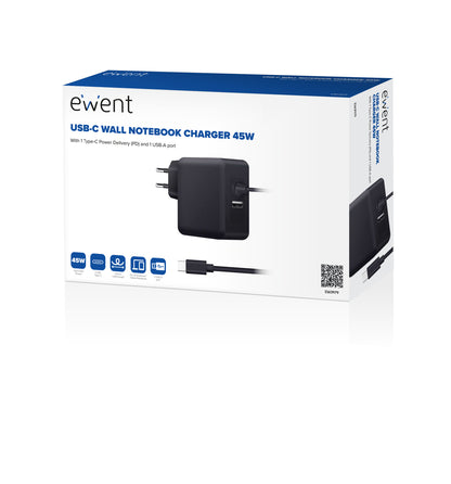 Carregador Ewent USB-C PD 45W +Puerto usb-A - imagem 7