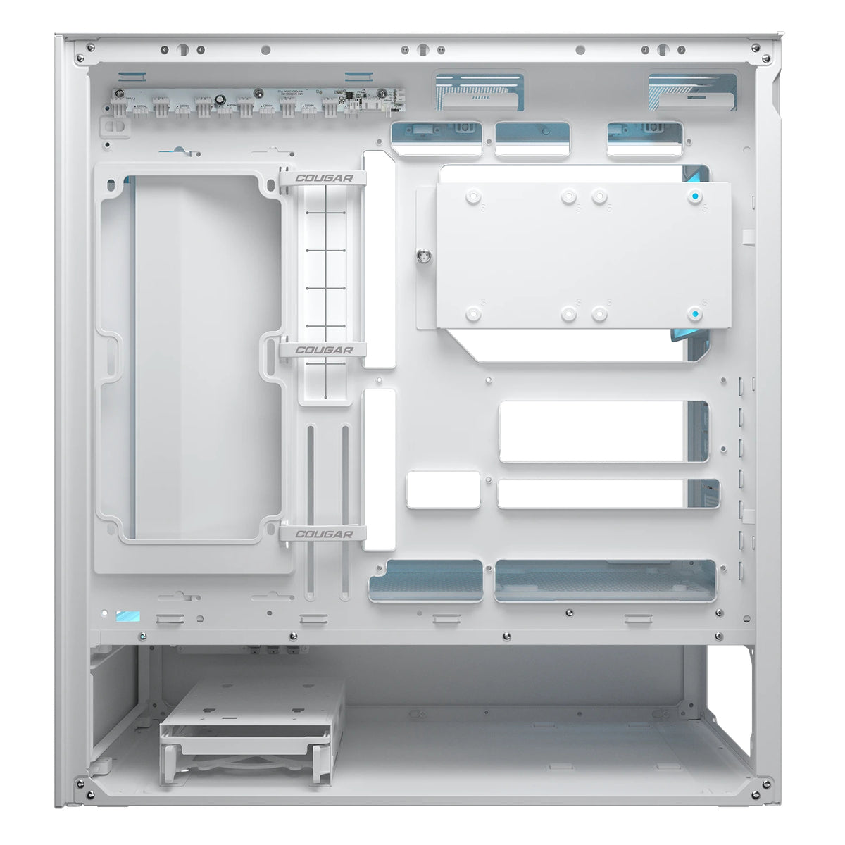Caixa de Computador Cougar Caja Semitorre CFV235 Mesh branco - imagem 11