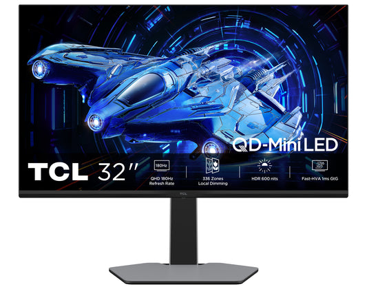 Monitor TCL 32G64 32" MiniLed QHD 180Hz 336Zone 1m