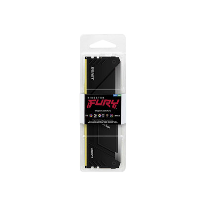 Memória RAM FURY Beast RGB 8GB/ DDR4/ 3200MHz/ 1.35V/ CL16/ DIMM Kingston