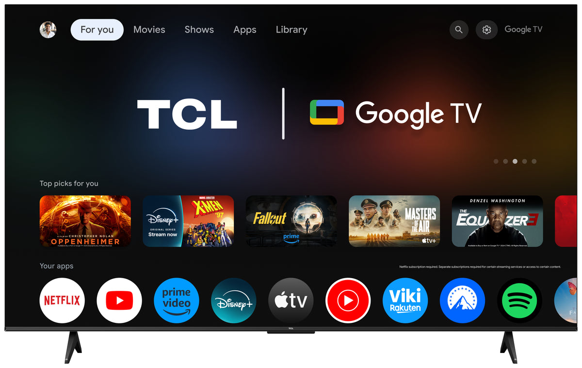 Televisão TCL 75T69C TV 75" Qled 4K Google TV Onkyo