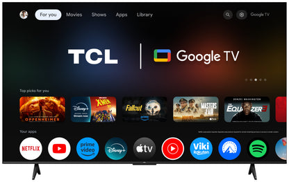 Televisão TCL 75T69C TV 75" Qled 4K Google TV Onkyo