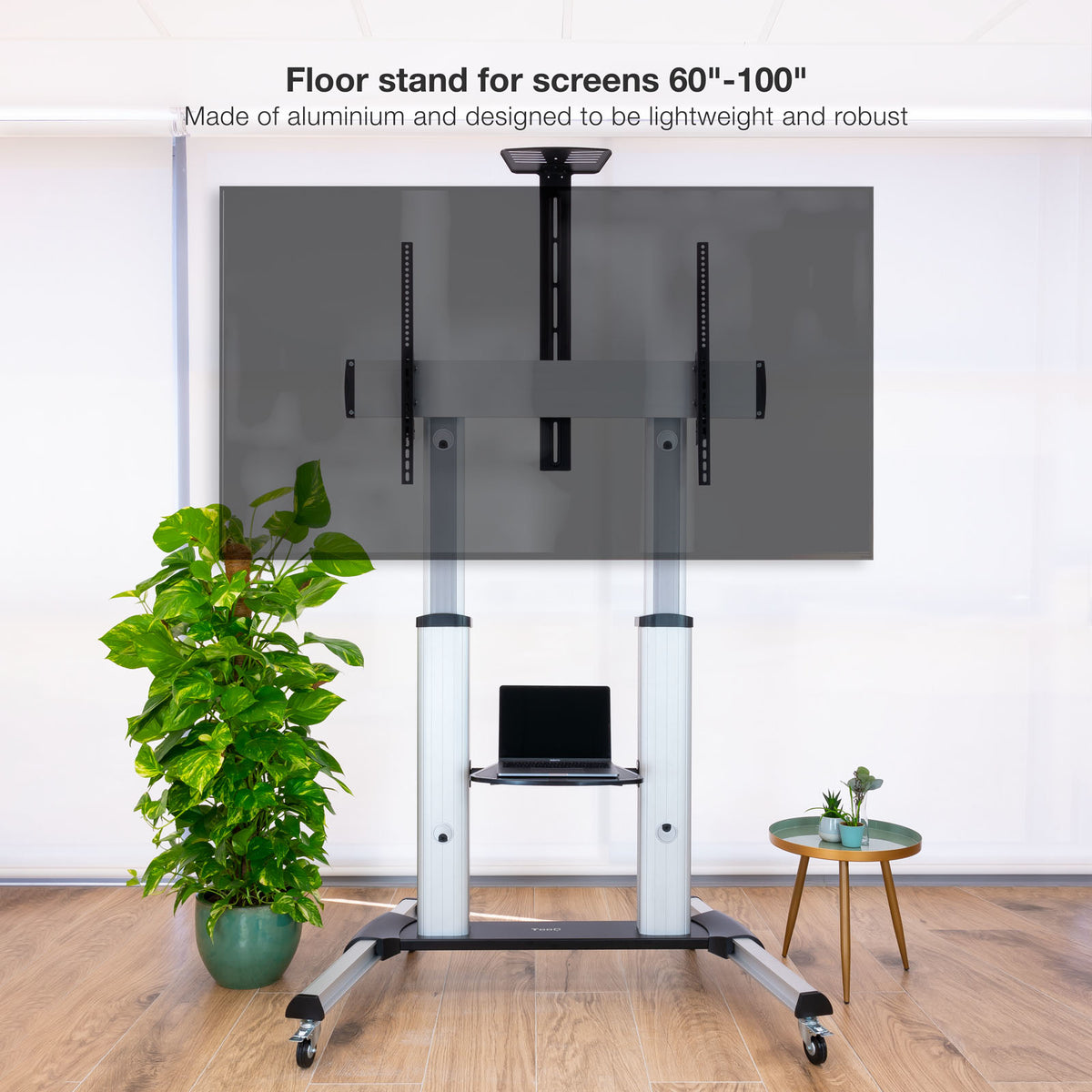Tooq FS20300M-B Soporte suelo 60"-100" aluminio co - imagem 8