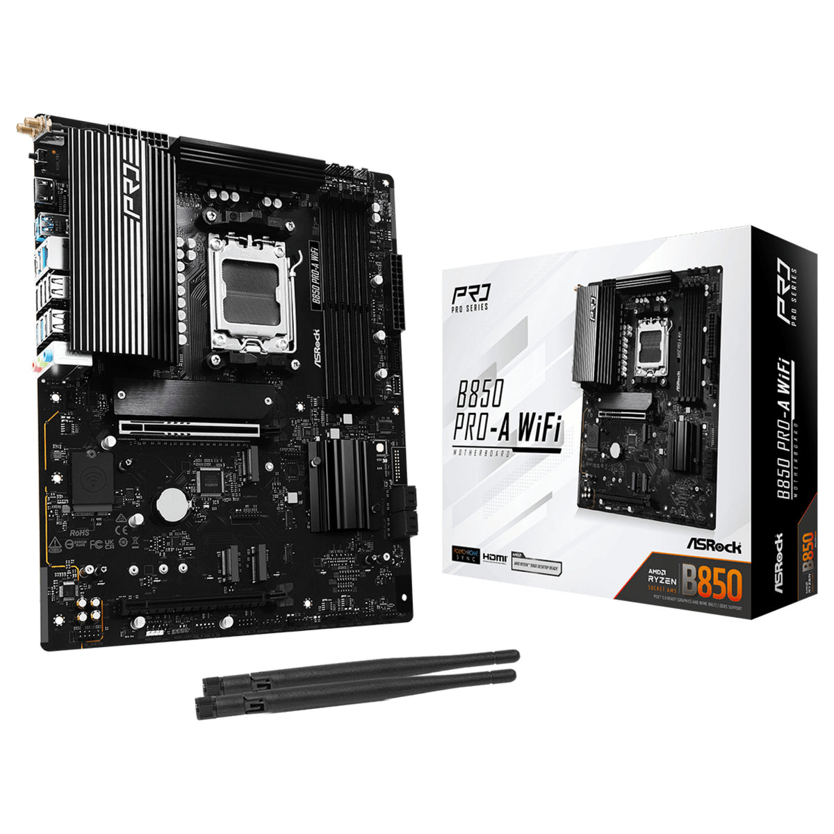 AM5 ASROCK B850 Pro-A WiFi - ASRock