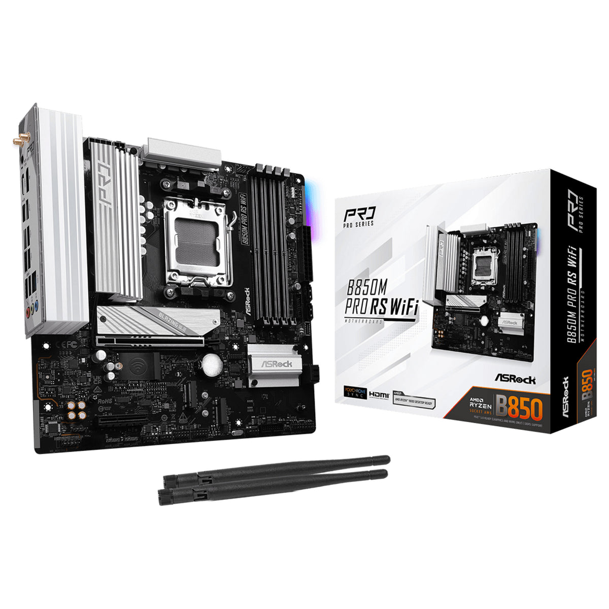 AM5 ASROCK B850M Pro RS WiFi - ASRock
