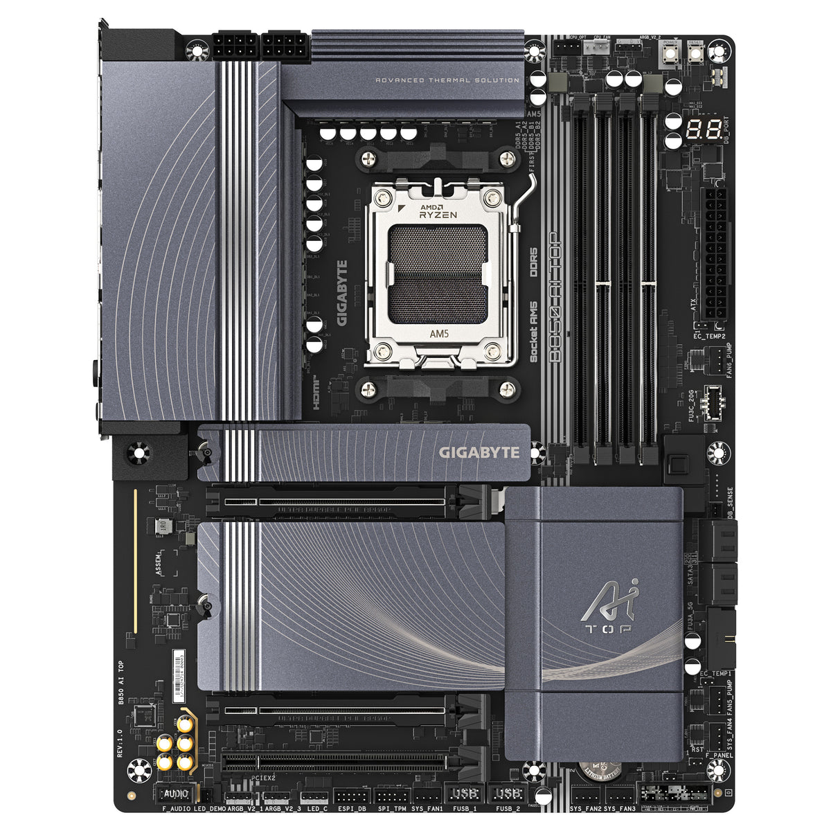 GIGA B850 AI TOP AM5/DDR5/µATX - Gigabyte